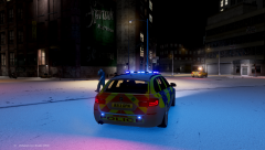 BMW 530D Metropolitan Police Service Light Show