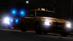 Polis Noose Chasing Taxi