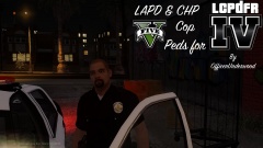 LAPD & CHP V Cop Peds for IV