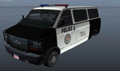 Declasse Burrito Police Transporter Van - LED Edition