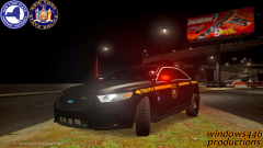 Ford Police Interceptor Sedan "NYSTA State Police Slicktop"