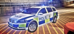 Swedish police in HDR