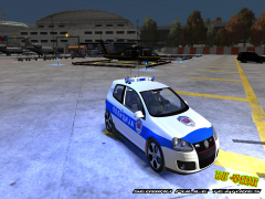 VW Polo Police Patrol with Siren