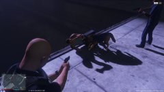K-9 Chief taking down a bad guy