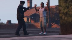 Michael Officer Is Arresting Franklin