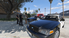 LAPD & LAFD on Scene of Assault