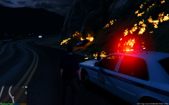 Responding to a vehicle fire