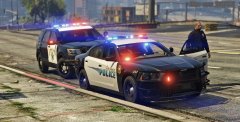 Highway Patrol assisting the LSPD
