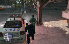 Frisking the suspect