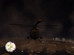 Behind view from the air