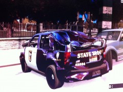 Tahoe is totaled in high speed chase