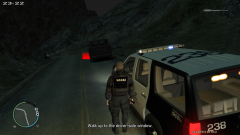 First night careless driver stopped.