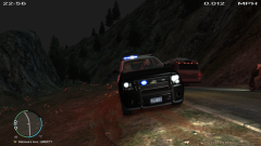Carrying out night time traffic stops.