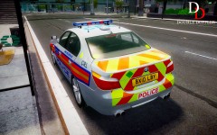 2010 BMW 5 E60 Metropolitan Police Armed Response Vehicle (Rear)