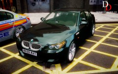 2009 BMW 5 E60 Metropolitan Police Unmarked Traffic Unit
