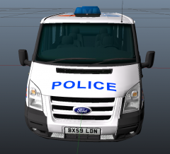 Met Police Ford Torneo Van (CONVERSION)