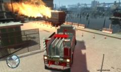 FDLC @ A trailer fire.