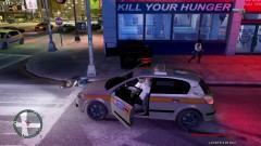 Suspect crashes outside Burger Shot