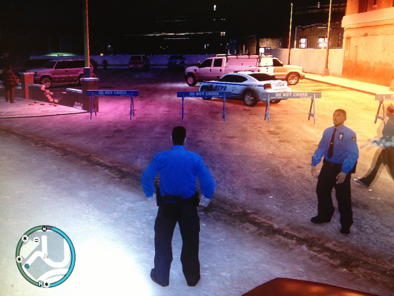 Police in action