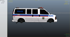 Saskatoon Police Service GMC Savana Skin W.I.P.