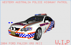 WAPOL HIGHWAY PATROL's 2004 FORD FALCON XR8 MK II