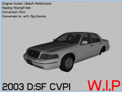 New 2003 D:SF Ford Crown Victoria