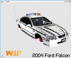 2004 Ford Falcon Australian Police