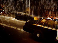 LAPD/LAFD/EMS at a car accident