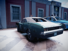 After a patrol day in the snow