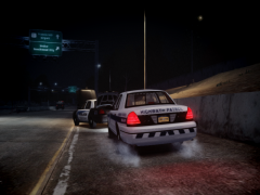 FIA Police and LC Highway Patrol helping another officer out