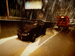 LAPD/LAFD/EMS at a car accident