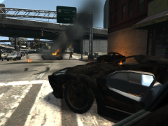 Burning Car Aftermath