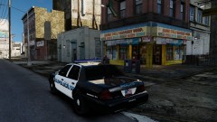 LCPD show their presense in a higher crime rate area