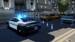 LCPD blockoff traffic for a hostage situation