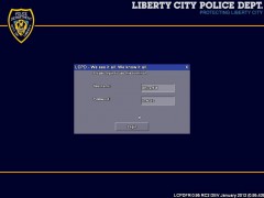 My LCPDFR account with the police computer