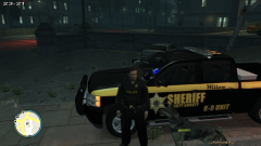 Deputy DDog and his four legged assistant Willow