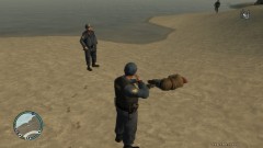 Sleeping on the beach