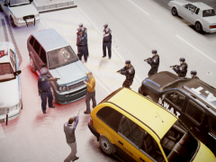 Arrest Helicopter view