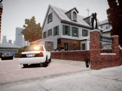 The rear of the slicktop CVPI