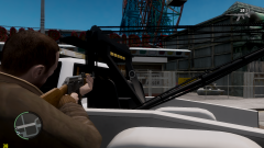 Bobcat w/Federal Signal Street Hawk (ELS-H) & directional stick.