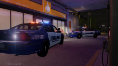 Broker - Dukes Police on scene of an armed robery.