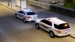 Two of LCPDs new Police Interceptors