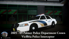 2005 - 09 Palmer Police Department Crown Victoria Police Interceptor
