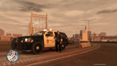 Tollway, show of force.