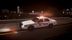 2011 RCMP Ford Crown Victoria Police Interceptor @ Night