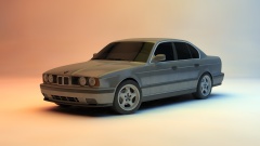 BMW E34 M5 3.8L Render