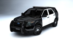 Ford Police Interceptor Utility Render