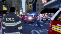 Assistant Chief Meets with His FD team.