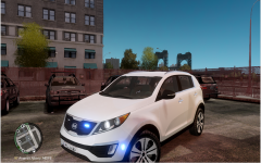 Unmarked Kia Sportage