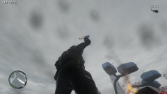 Officer 'Practice throwing'